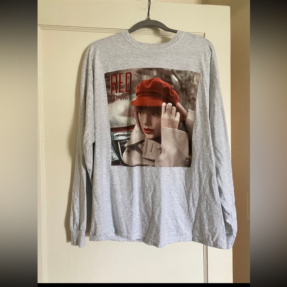Taylor Swift ‘Red’ Album Long Sleeve Shirt